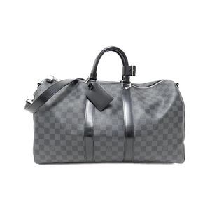 Louis Vuitton Damier Graphite Keepall Bandouliere Boston Bag